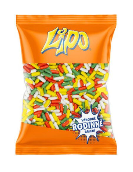 034  -LIPO Dražé lékořice v cukru 750g